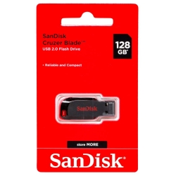 Sandisk Cruzer Blade 128GB USB 2.0 Pendrive
